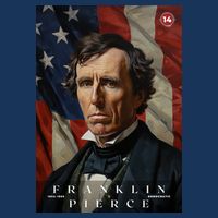 Franklin Pierce 14th President Of The United States Portrait Baby Bodysuit