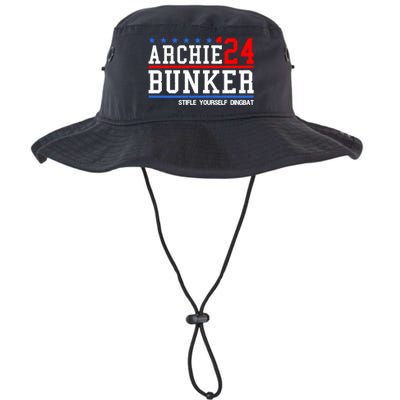 Funny President 2024 Stifle Yourself Dingbat Archie Bunker 24 For President 2024 Legacy Cool Fit Booney Bucket Hat