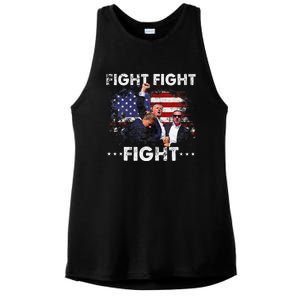 Funny Pro 2024 Fight Fight Fight 2024 Ladies PosiCharge Tri-Blend Wicking Tank