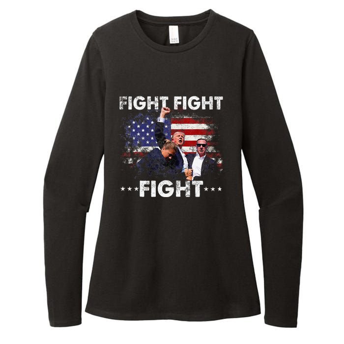 Funny Pro 2024 Fight Fight Fight 2024 Womens CVC Long Sleeve Shirt