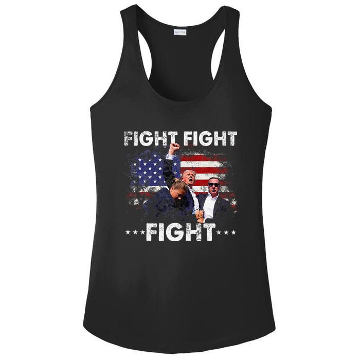 Funny Pro 2024 Fight Fight Fight 2024 Ladies PosiCharge Competitor Racerback Tank