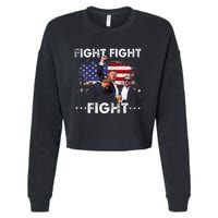 Funny Pro 2024 Fight Fight Fight 2024 Cropped Pullover Crew