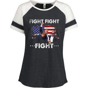 Funny Pro 2024 Fight Fight Fight 2024 Enza Ladies Jersey Colorblock Tee