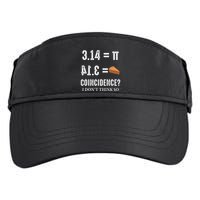Funny Pi 314 = Pie Coincidence I Think Not Math Pun Adult Drive Performance Visor
