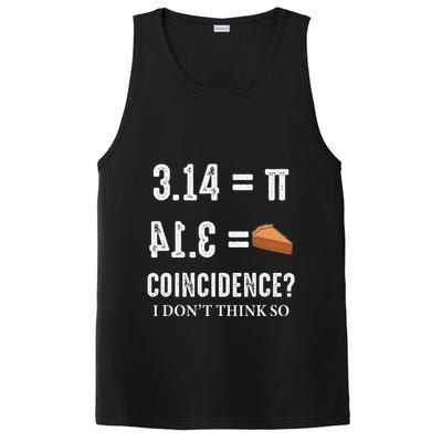 Funny Pi 314 = Pie Coincidence I Think Not Math Pun PosiCharge Competitor Tank