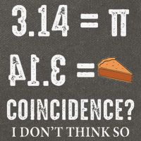 Funny Pi 314 = Pie Coincidence I Think Not Math Pun Cotton Canvas Backpack
