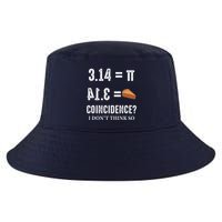 Funny Pi 314 = Pie Coincidence I Think Not Math Pun Cool Comfort Performance Bucket Hat