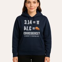 Funny Pi 314 = Pie Coincidence I Think Not Math Pun Hoodie