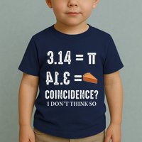 Funny Pi 314 = Pie Coincidence I Think Not Math Pun Toddler T-Shirt