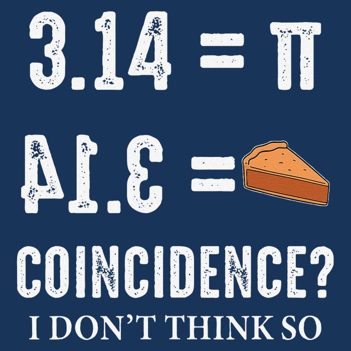 Funny Pi 314 = Pie Coincidence I Think Not Math Pun Valucap Bio-Washed Visor