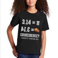 Funny Pi 314 = Pie Coincidence I Think Not Math Pun Kids T-Shirt