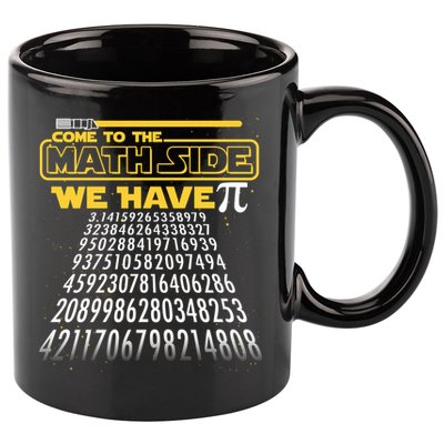 Funny Pi 3.14 Day Come To The Math Side We Have Pi 11oz C Handle Ceramic Mug