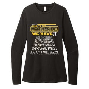 Funny Pi 3.14 Day Come To The Math Side We Have Pi Womens CVC Long Sleeve Shirt