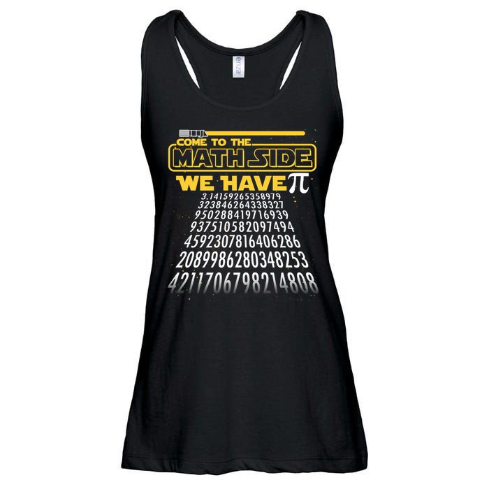 Funny Pi 3.14 Day Come To The Math Side We Have Pi Ladies Essential Flowy Tank