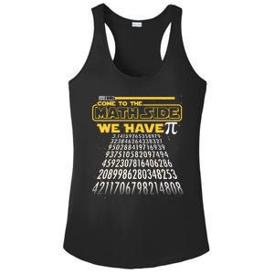 Funny Pi 3.14 Day Come To The Math Side We Have Pi Ladies PosiCharge Competitor Racerback Tank