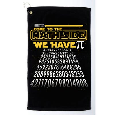 Funny Pi 3.14 Day Come To The Math Side We Have Pi Golf Towel