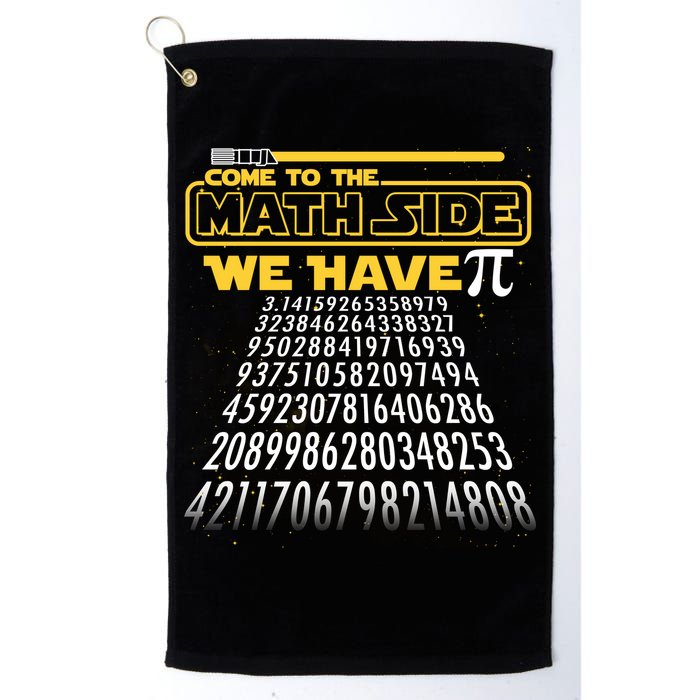Funny Pi 3.14 Day Come To The Math Side We Have Pi Golf Towel