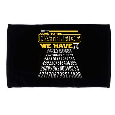 Funny Pi 3.14 Day Come To The Math Side We Have Pi Microfiber Hand Towel