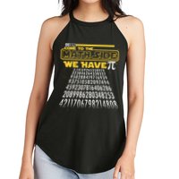 Funny Pi 3.14 Day Come To The Math Side We Have Pi Women's Perfect Tri Rocker Tank