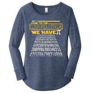 Funny Pi 3.14 Day Come To The Math Side We Have Pi Women's Perfect Tri Tunic Long Sleeve Shirt