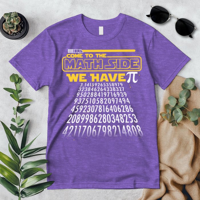 Funny Pi 3.14 Day Come To The Math Side We Have Pi Premium T-Shirt