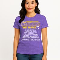 Funny Pi 3.14 Day Come To The Math Side We Have Pi Womens T-Shirt