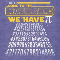 Funny Pi 3.14 Day Come To The Math Side We Have Pi Womens T-Shirt