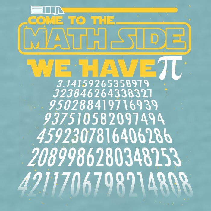 Funny Pi 3.14 Day Come To The Math Side We Have Pi Sueded Cloud Jersey T-Shirt