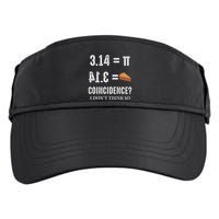 Funny Pi 314 = Pie Coincidence I Think Not Math Pun Adult Drive Performance Visor