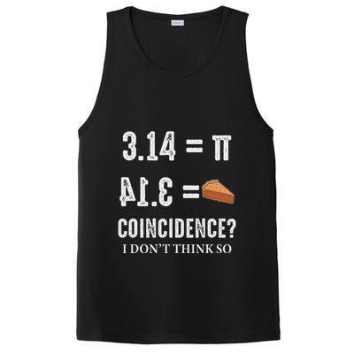 Funny Pi 314 = Pie Coincidence I Think Not Math Pun PosiCharge Competitor Tank