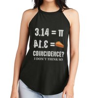 Funny Pi 314 = Pie Coincidence I Think Not Math Pun Women's Perfect Tri Rocker Tank