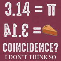 Funny Pi 314 = Pie Coincidence I Think Not Math Pun 16oz Travel Tumbler