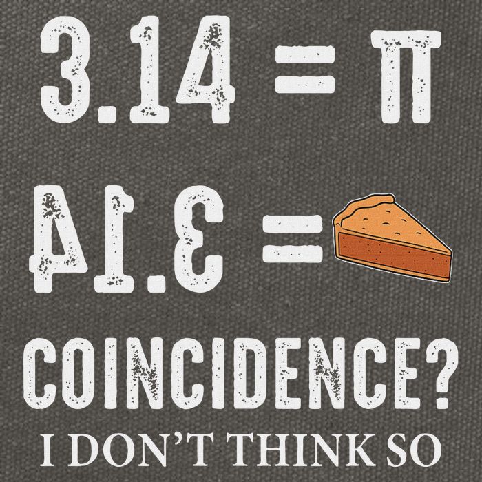 Funny Pi 314 = Pie Coincidence I Think Not Math Pun Cotton Canvas Backpack