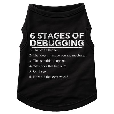 Funny Programmer 6 Stages Of Debugging Doggie Tank