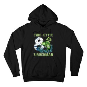 Fishing Party 8 Year Old Birthday Fisherman 8th Fisher Hoodie