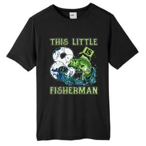 Fishing Party 8 Year Old Birthday Fisherman 8th Fisher Tall Fusion ChromaSoft Performance T-Shirt