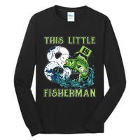 Fishing Party 8 Year Old Birthday Fisherman 8th Fisher Tall Long Sleeve T-Shirt