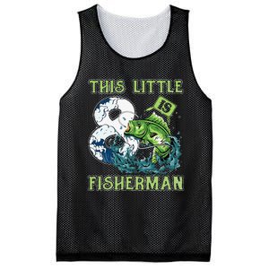 Fishing Party 8 Year Old Birthday Fisherman 8th Fisher Mesh Reversible Basketball Jersey Tank