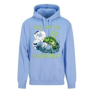 Fishing Party 8 Year Old Birthday Fisherman 8th Fisher Unisex Surf Hoodie