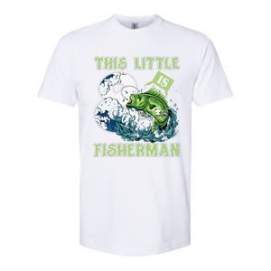 Fishing Party 8 Year Old Birthday Fisherman 8th Fisher Softstyle CVC T-Shirt