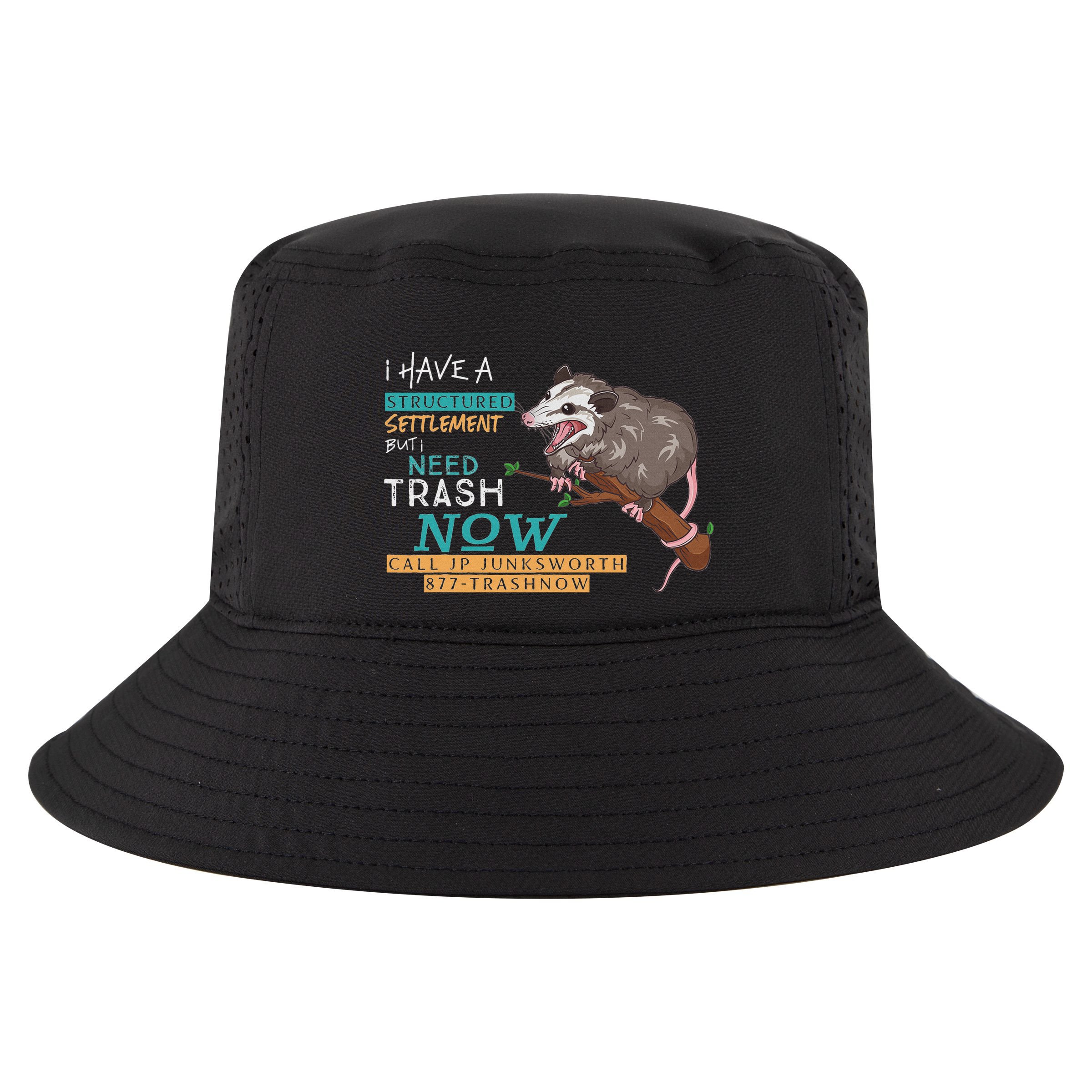 Funny Possum 877 Trashnow Cool Comfort Performance Bucket Hat