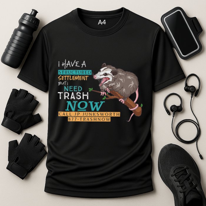 Funny Possum 877 Trashnow Cooling Performance Crew T-Shirt