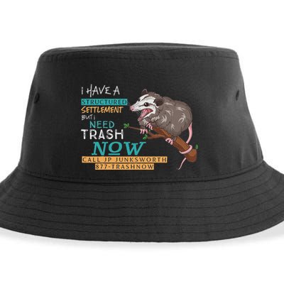 Funny Possum 877 Trashnow Sustainable Bucket Hat