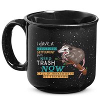 Funny Possum 877 Trashnow 15oz Campfire Ceramic Mug