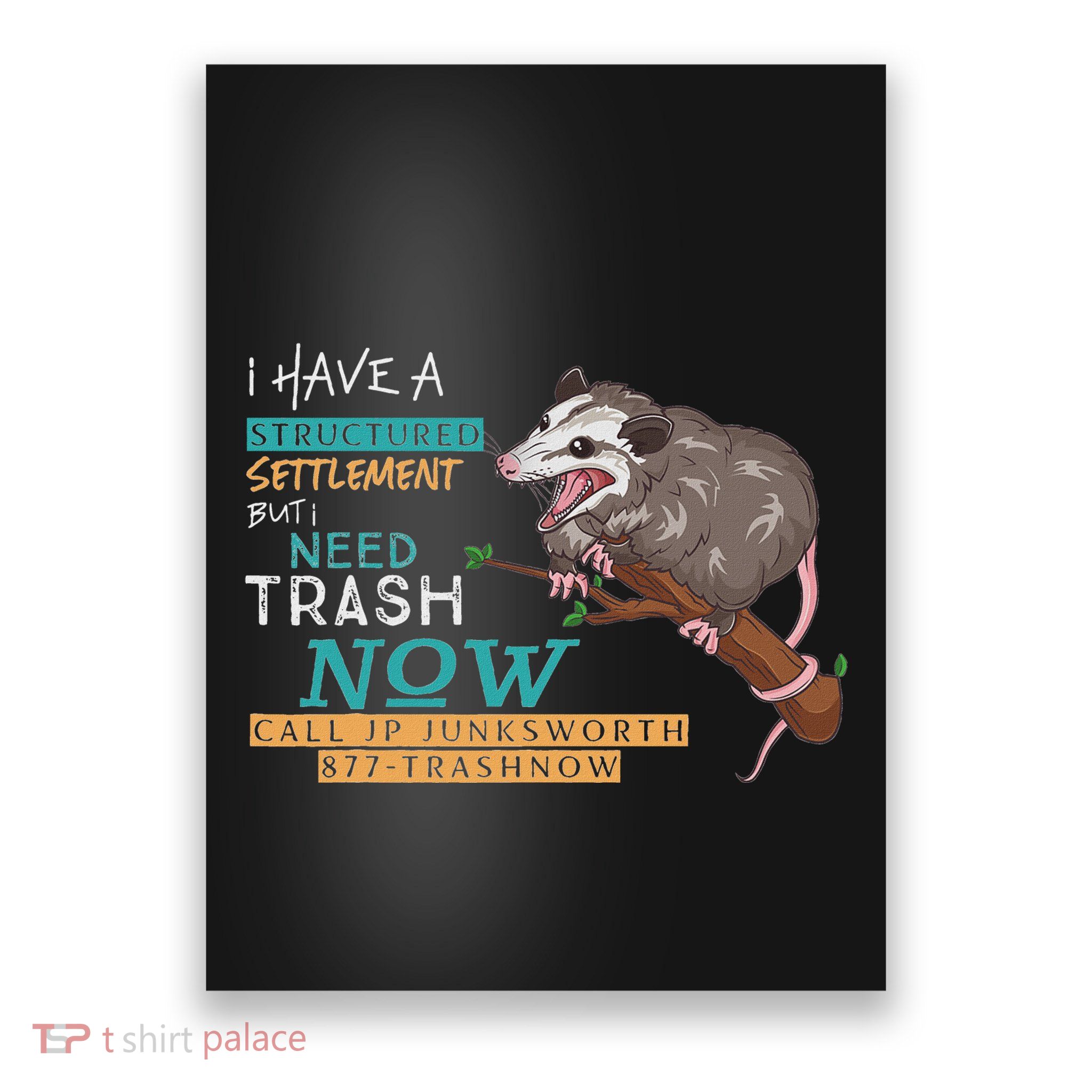 Funny Possum 877 Trashnow Poster