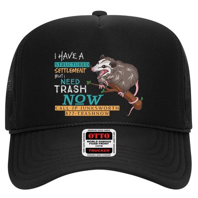 Funny Possum 877 Trashnow Trucker Hat