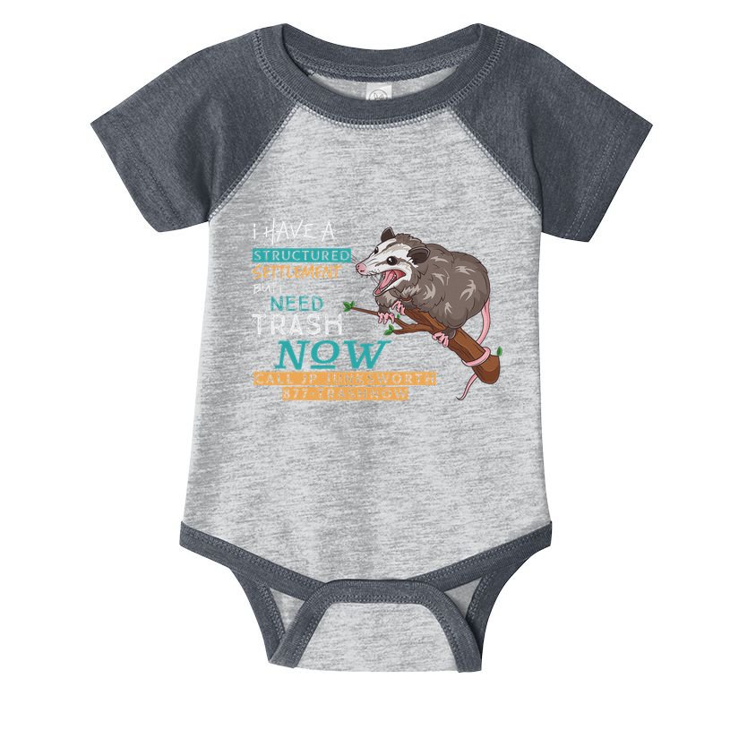 Funny Possum 877 Trashnow Infant Baby Jersey Bodysuit