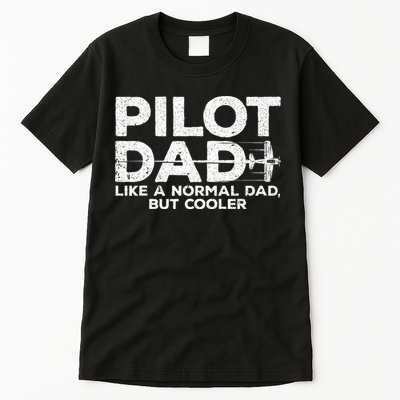 Funny Pilot Art For Dad Men Aviation Airplane Aircraft Pilot Tall T-Shirt
