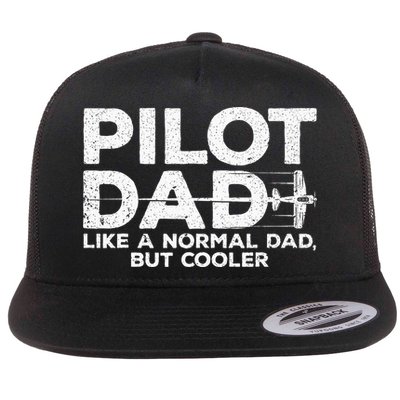 Funny Pilot Art For Dad Men Aviation Airplane Aircraft Pilot Flatbill Hat