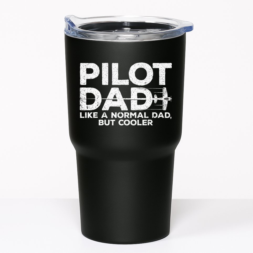 Funny Pilot Art For Dad Men Aviation Airplane Aircraft Pilot Tumbler